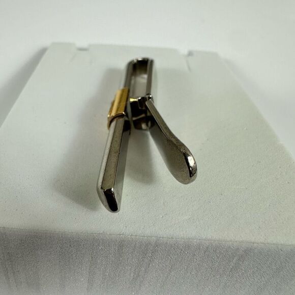 Gucci Interlocking G Bicolor Two Tone Tie Clip - Picture 4 of 6